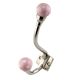 Pink Dotted Ceramic Iron Hooks